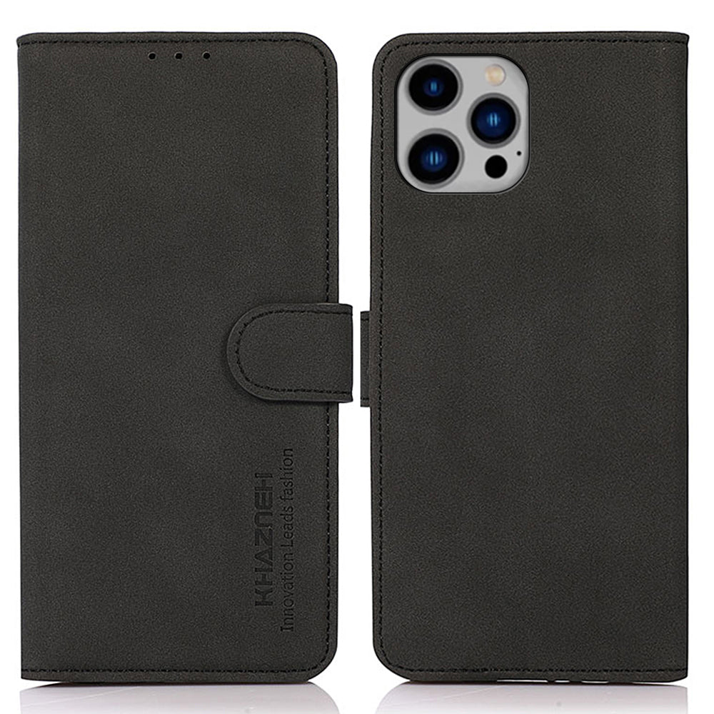 KHAZNEH Pro iPhone 15 Pro Max nárazuvzdorný kryt telefonu Texturované PU kožené pouzdro na telefon Flip Wallet Stand Shell KHAZNEH Pro iPhone 15 Pro Max nárazuvzdorný kryt telefonu Texturované PU kožené pouzdro na telefon Flip Wallet Stand Shell